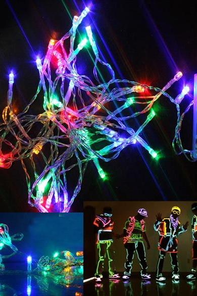 Aa Battery Colorful 4m 30 Led String Fairy Party Festival Decor Lamp Bulb