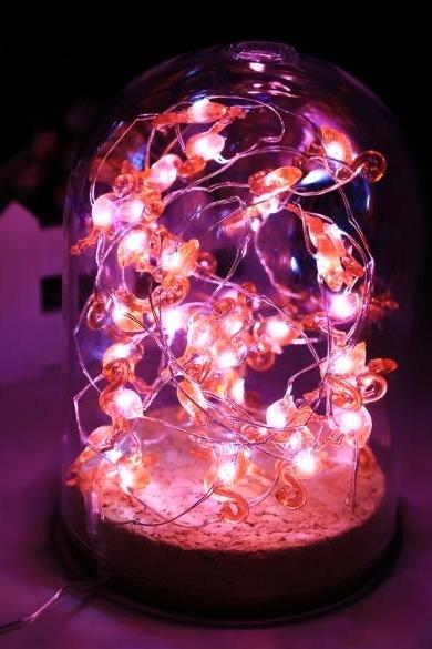3m 40 Led Copper Wire String Light Bird Battery Power Party Christmas Decor Light With Remote Control
