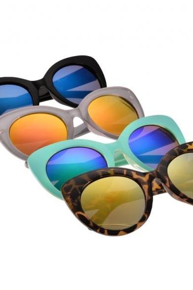 Fashion Sunglasses Eyewear Vintage Style Casual Irregular Sunglasses
