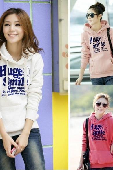 Korean Thick Hooded Sweater Pullover Hoodie Jacket Women Spring And Autumn