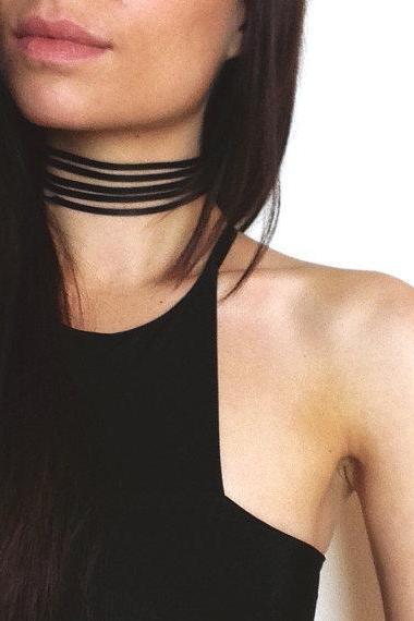 Multi-layer Lint Clavicle Necklace