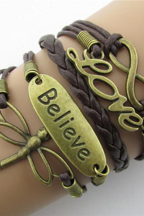 Dragonfly Love Woven Bracelets