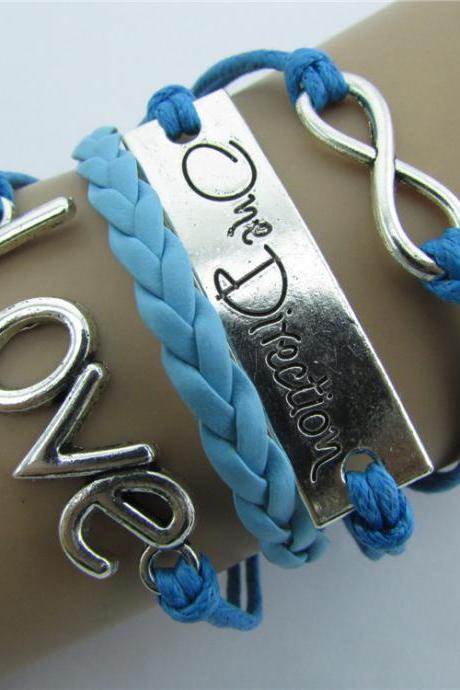 Romantic LOVE Leather Cord Bracelet