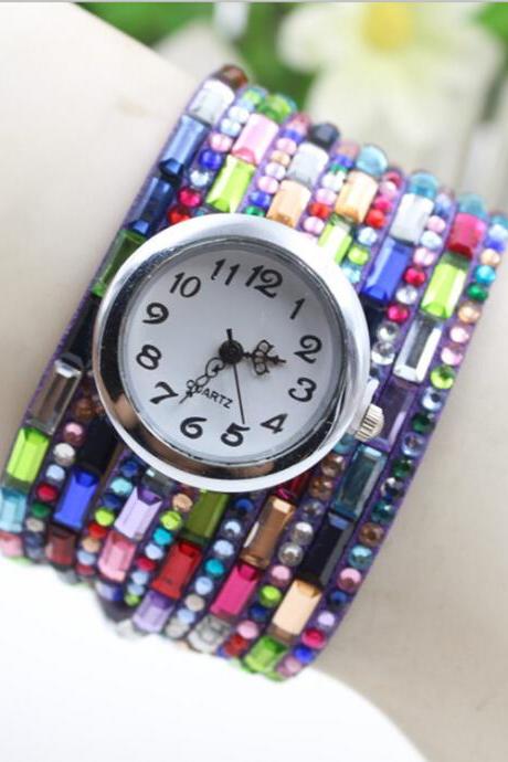 Colourful Chain Korea Fashion Bracelets Watch