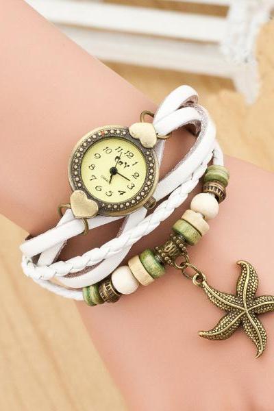 Love Starfish Bracelet Watch