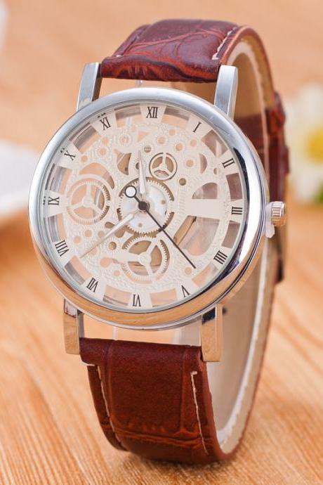 Hollow Out Round Dial Fashion Watch