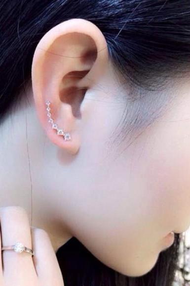 7 Diamonds Babysbreath Earring