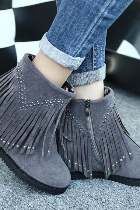 flats with shoelaces