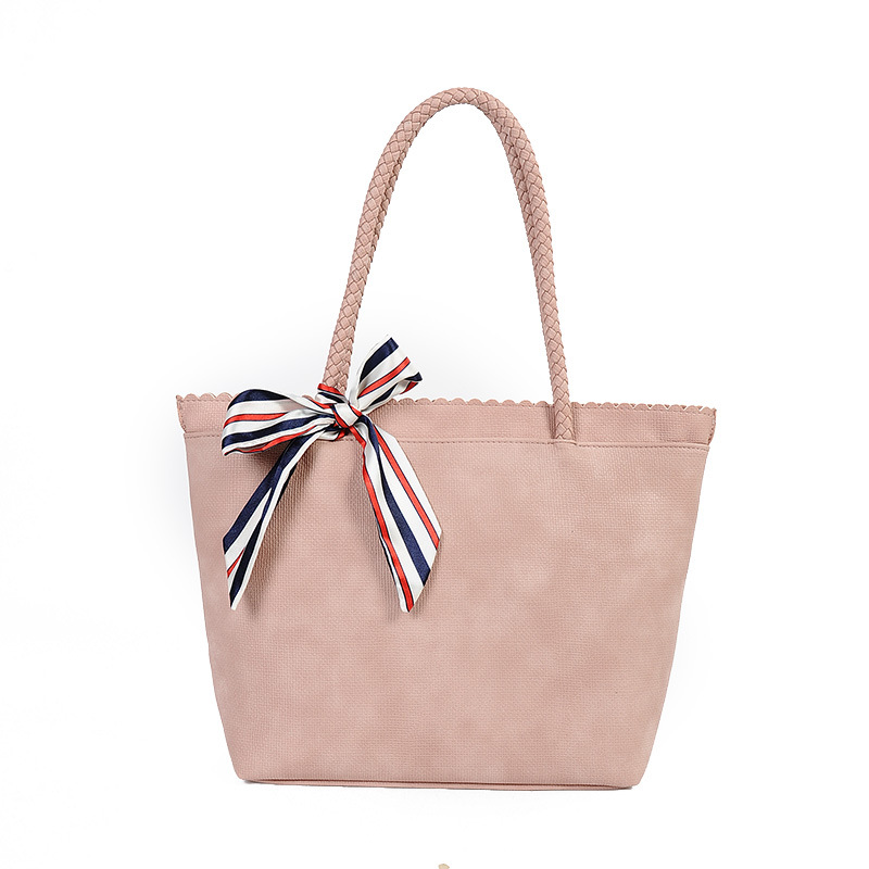 Faux Leather Bow Flap Bag main image 1